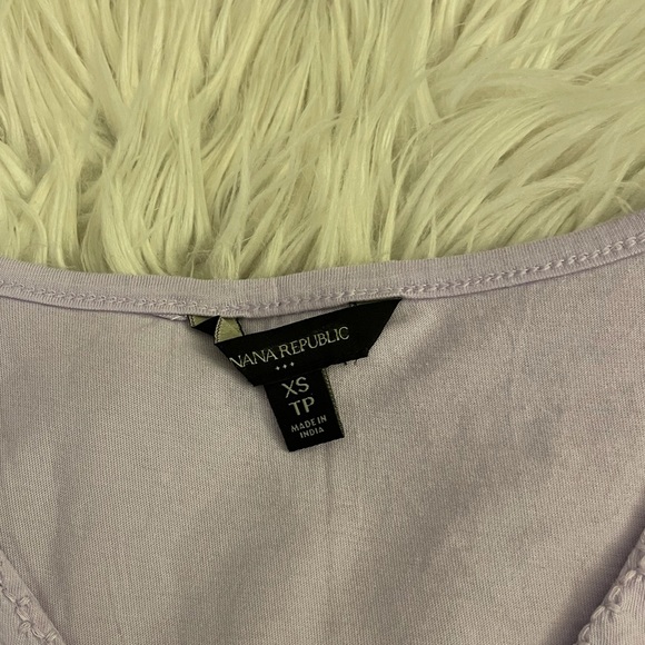 NWT | Banana Republic | Lavender Tee shirt - Picture 3 of 12